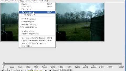 How to Compress Video Using VirtualDub