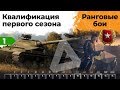 Ранговые бои 2019. Квалификация первого сезона.