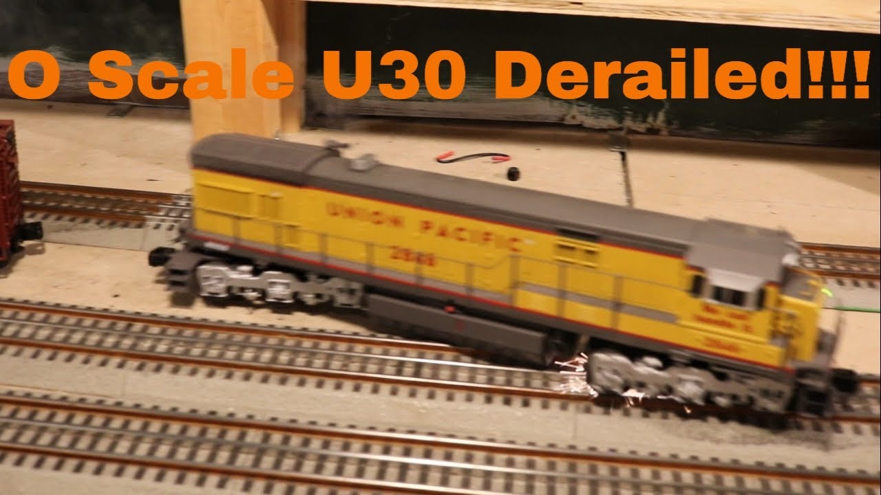 O Scale Model Train Derailment YouTube