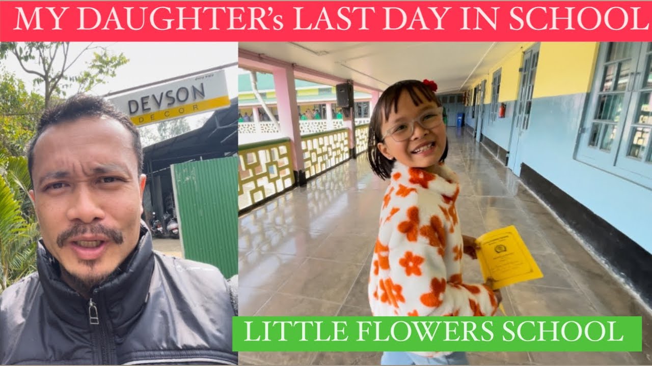 MY DAUGHTER’s LAST DAY AT LITTLE FLOWERS SCHOOL RESULT DAY !