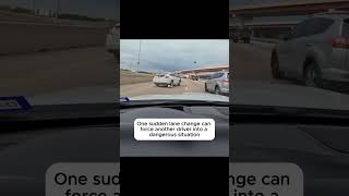 Always check your blind spots, signal, and make sure you have enough room before changing lanes @800leefree
