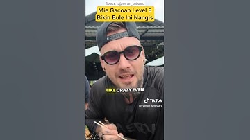 Pedasnya Mie Gacoan Level 8 Bikin Bule Nangis #reaction #indonesia #food #youtubeshorts #viral