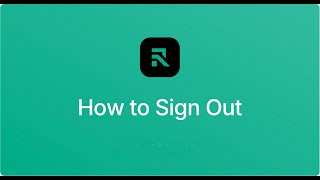 How to Sign Out