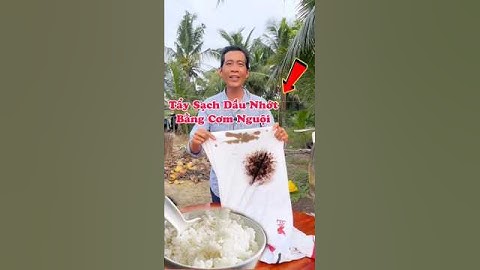 Bí Quyết Tẩy Dầu Nhớt Trên Áo Hãy Làm Cách Này #nhipsongmoi #meovat #meovathuuich #biquyet #shorts