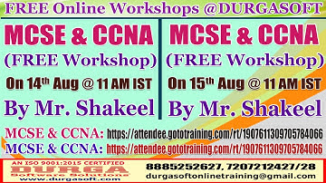 FREE Online Workshops @ DURGASOFT