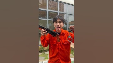 SH - Xin súng và còng tay từ tù nhân || Funny Police & Prisoner Song Cover 💕 #shorts