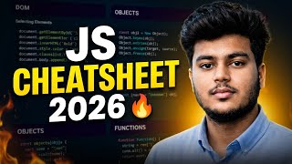 JavaScript Cheatsheet (Beginner to Advanced) 2026 🔥