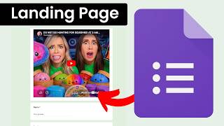 How to Create A Free Landing Page on Google Forms