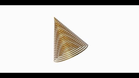 How to create a conical spring in ptc creo