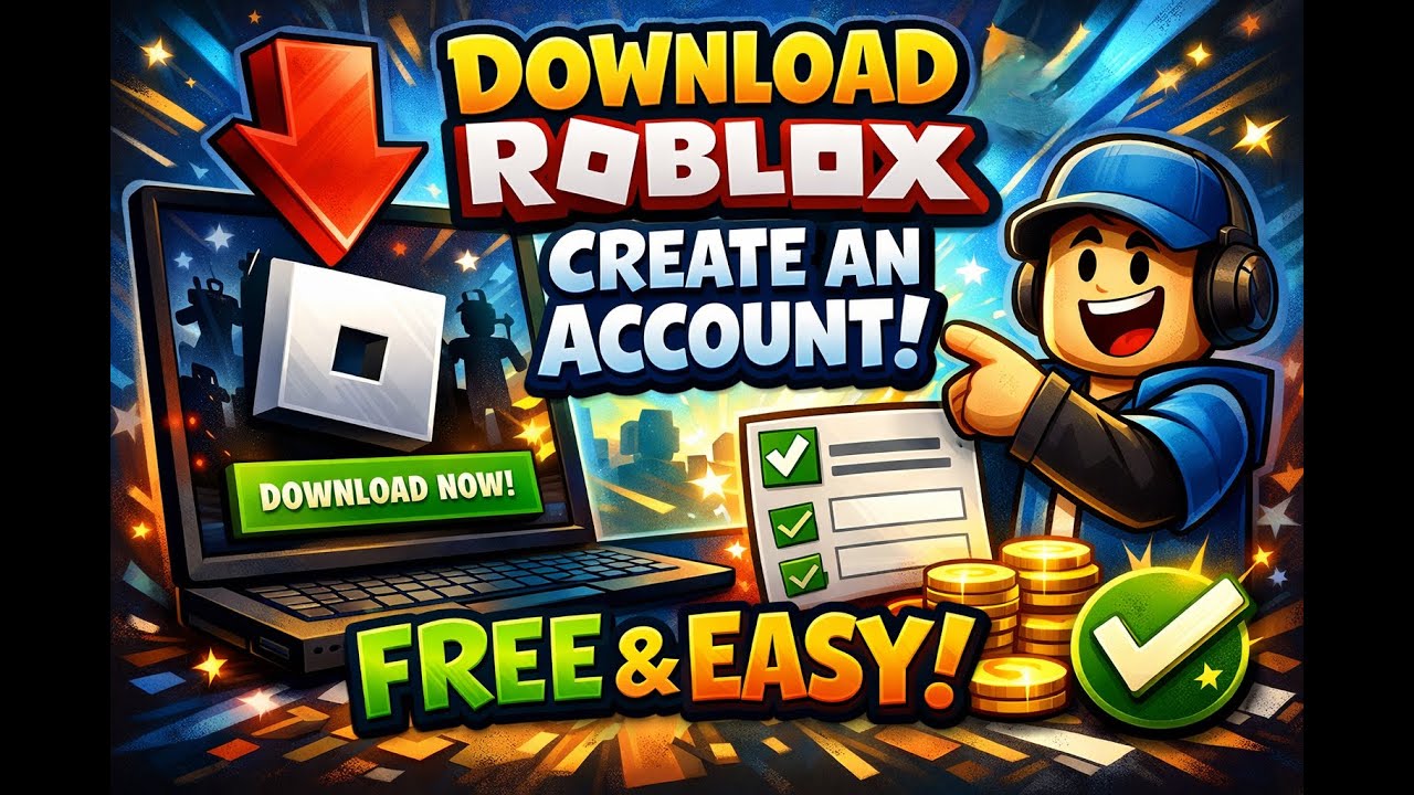 How to Download Roblox & Create an Account (FREE & EASY!)