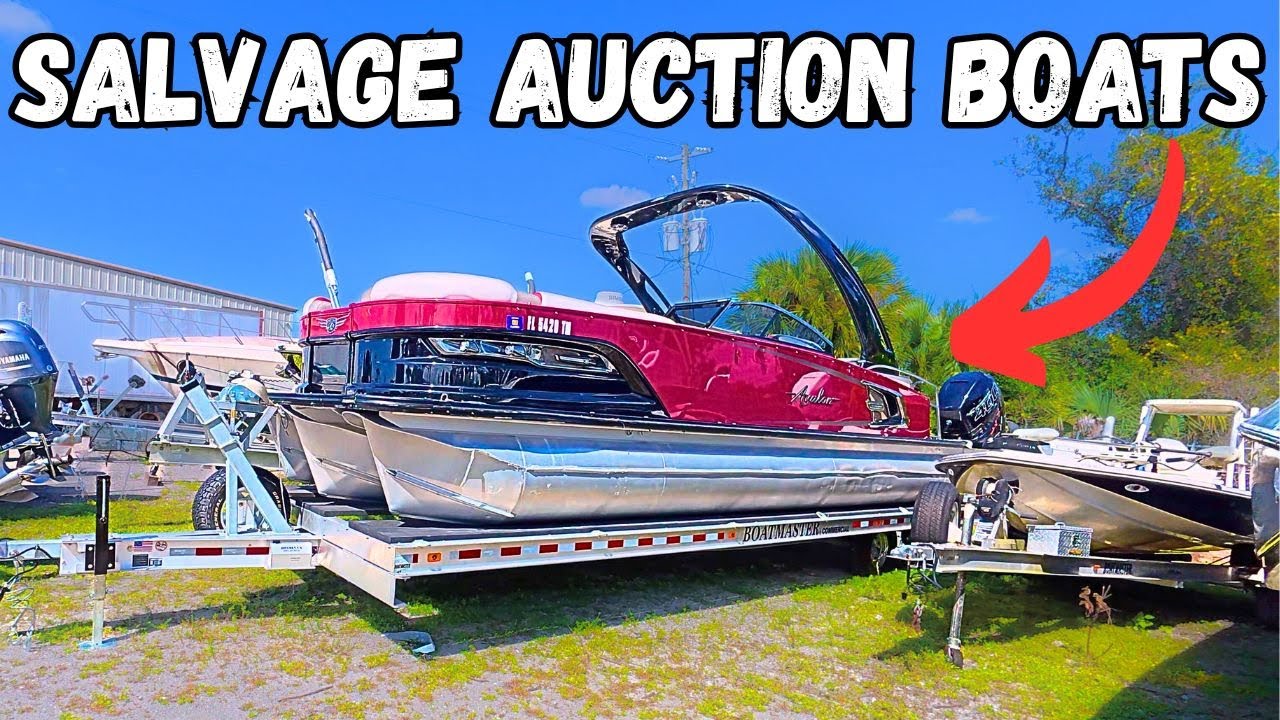 Несколько лодок на аукционе по утилизации: 27-футовый понтонный и 25-футовый Regal Cruiser | Harb...