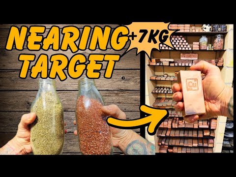 Nordic Gold & Swarf Mixed Melt - Treasure - Asmr Metal Melting - Bigstackd Evil Clown Casting