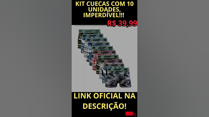 PROMOÇÃO SHOPEE - KIT CUECAS