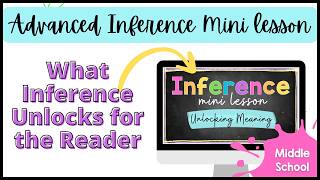 Advanced Inference Mini Lesson for Middle School Students | What Inference Unlocks for Readers
