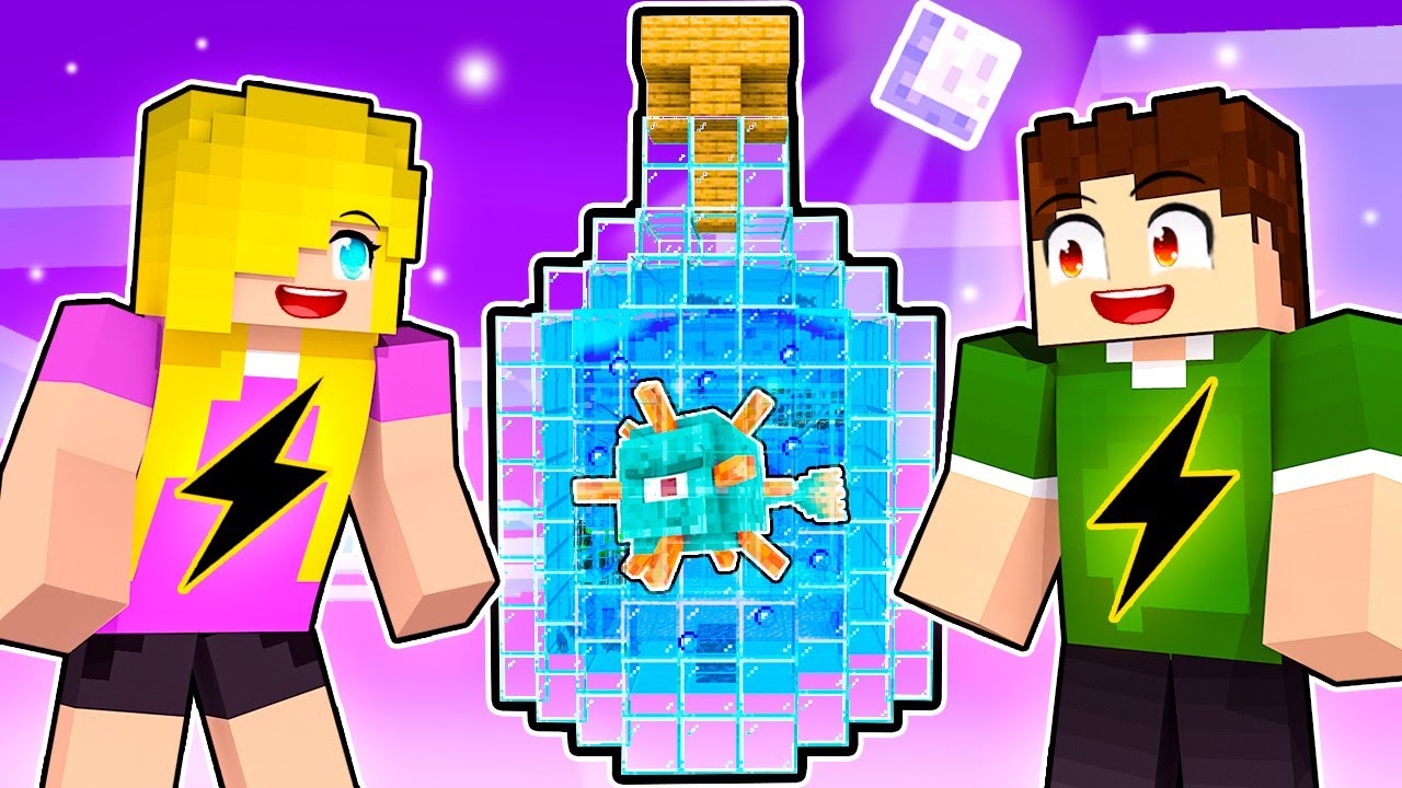 BATALHA DE GUARDIÕES DENTRO DA GARRAFA !! - Minecraft Garrafa #6