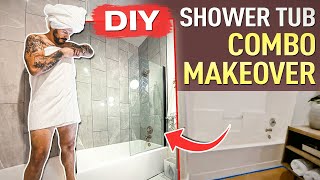 Transforming Your UGLY Shower Tub Combo