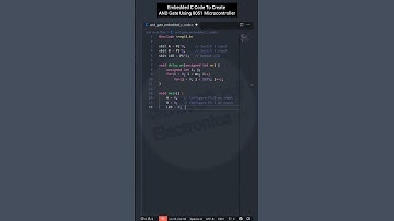 Embedded C Program to Create AND Gate Using 8051 Microcontroller