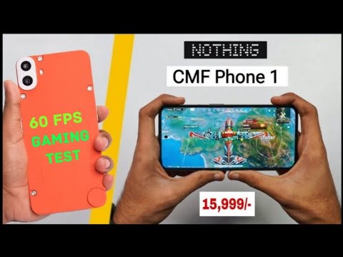 CMF PHONE 1 | 60 FPS GAMING TEST WITH FPS METER 💀🔥 | GIVING CONSTANT 60 ...