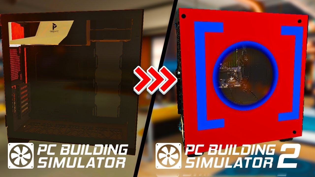 DIFFERENCE BETWEEN PC BUILDING SIMULTOR 1 AND 2?