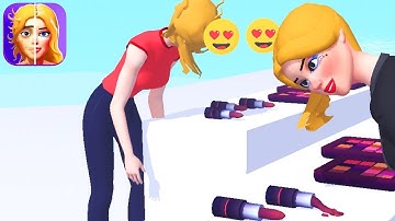 MAKEOVER RACE 👸💄 BIG NEW UPDATE All Levels Gameplay Walkthrough iOS, Android (Max Level 5)