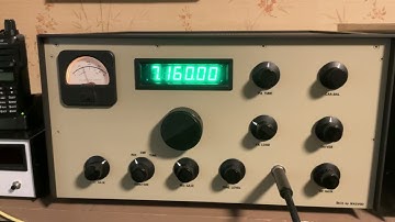W5JZ on the Homebrew SSB Transceiver