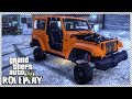 GTA 5 ROLEPLAY - Junkyard Rescue! Tiny Tire Jeep Rubicon | Ep. 247 Civ