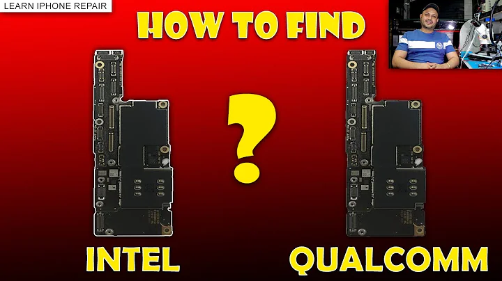 Comment identifier la carte mère Intel ou Qualcomm de votre iPhone X