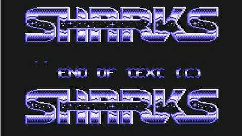 Sharks Intro, Commodore 64