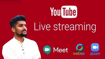 How to Go Live Streaming GoogleMeet / WebEx / Zoom on YouTube using OBS