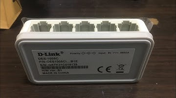 D-Link DES-1005C 5 Port Network Switch 10/100Mbps Desktop Switch