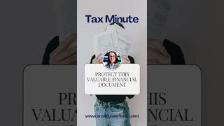 Protect this Valuable Financial Document