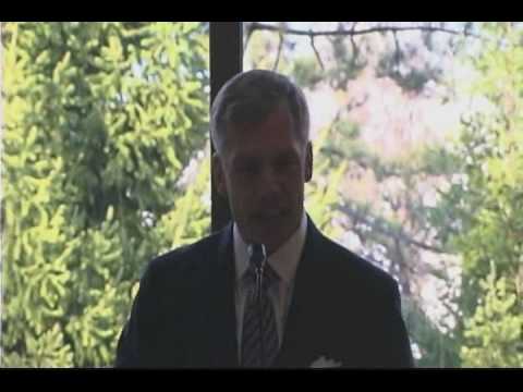 James C. Metzger honors Kevin Huff during Hallways...