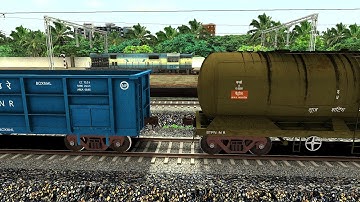 TRAIN SIMULATOR I BTPN OIL TANKER COUPLING BOXN WAGON I BUMPY RAILROAD I Railworks 3 I RAILWAY RITAM