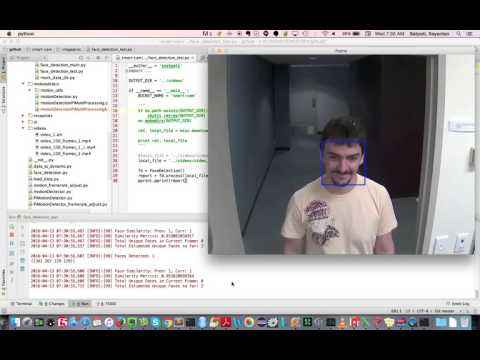 Smart-Cam Face Counting opencv viola jones 1080p