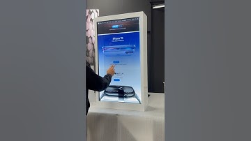 43" Interactive Transparent LCD Showcase