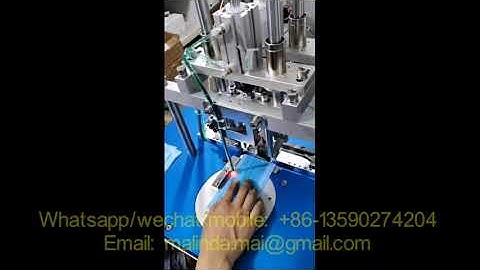 Semi Automatic Rotary Earloop Welding Machine for Face Mask