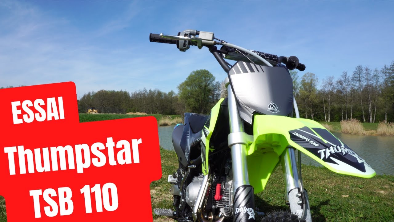 Essai Dirt bike/Pit bike on teste la Thumpstar TSB 110cc semi auto,
