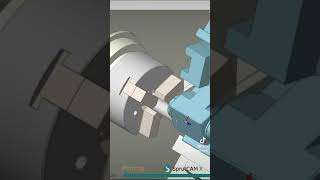 SprutCAM X Turning XZCY Axis Simulation #sprutcam #turning #simulation #cadcam #cnc