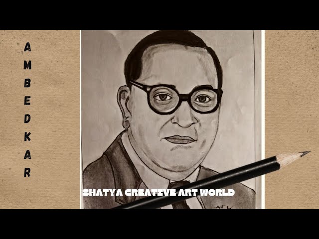 Gods-Leaders-Images-Drawings: Indian Famous Person Dr B R Ambedkar