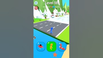 Shape Shifting 🏃‍♂️🚁🚗Max level Gameplay Walkthrough Part - 62 (iOS,Android) All levels