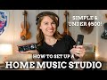 How to record music from home  home studio essentials under 500