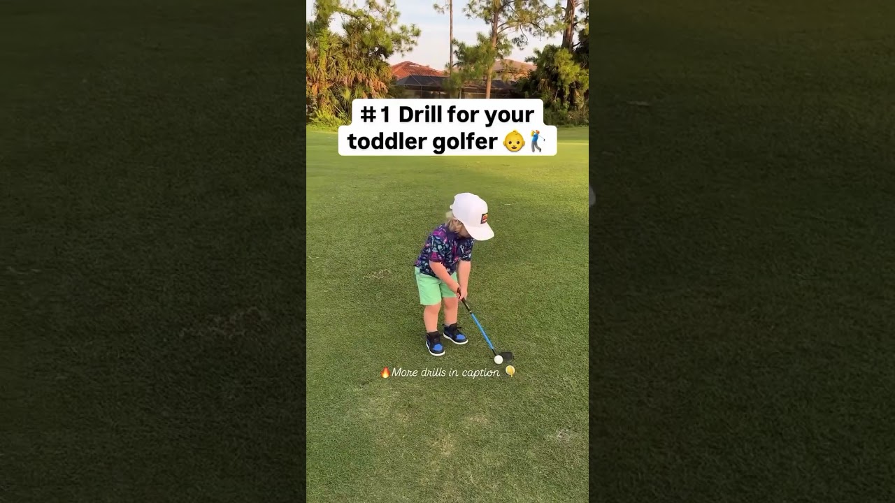 #1 Golf Drill for Toddlers 🏌️‍♂️ | Baby Goat Golfer’s Secret to Consistency & Confidence