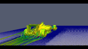 LS-DYNA CFD Simulation of F1 Ferrari 2014