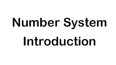 CAT number system - Introduction