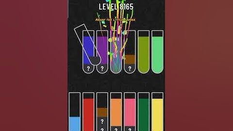 Water sort puzzle level 8165