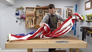 Heirloom Flag Display Case | Quiet Woodworking by dk builds 11,097 views 1 year ago 13 minutes, 9 seconds
