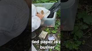 Why do Beekeepers use smoke
