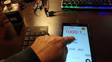 Android GRBL one axis WIFI/USB app for length stop meter