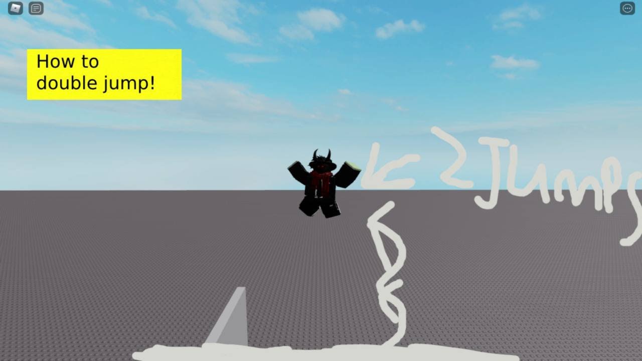 How to double jump | Roblox Studio - YouTube
