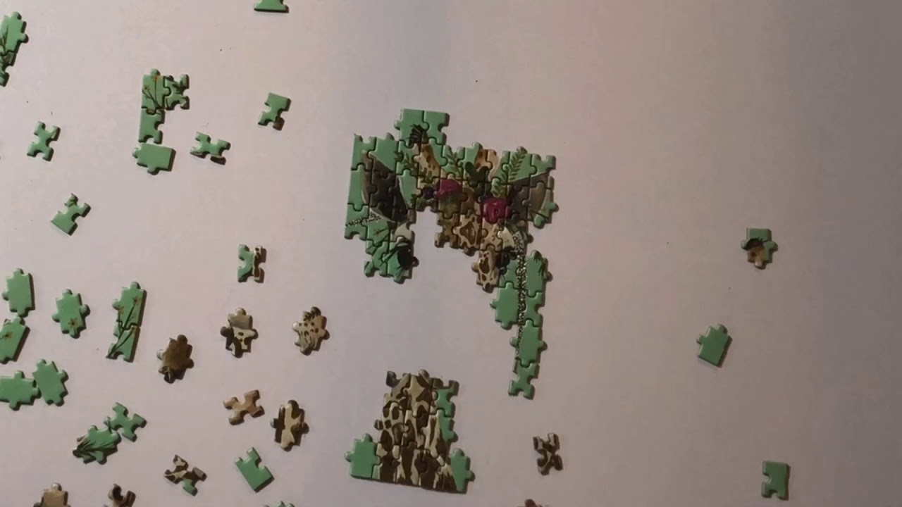 Puzzle Time Lapse - 100 piece miniature puzzle - YouTube
